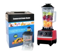 Blender électrique haute puissance 4500W 2 en 1, mélangeur de cuisine commercial robuste, robot culinaire, smoothies, glace pilée, 5+