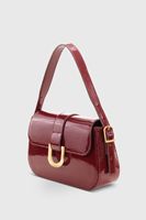 Bolso de mujer de lujo de cuero PU de alta calidad Borgoña marca famosa bolso de hombro del fabricante personalizable estilo de moda