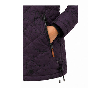 Parka coupe-vent à capuche pour femme avec isolation de qualité supérieure, poches de rangement fonctionnelles et silhouette moderne - Product Image 5