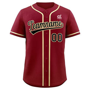 Maillot de baseball vert forêt personnalisé 2025 avec bordure jaune, uniforme d'équipe boutonné, nom et numéro personnalisés, style professionnel, vente en gros - Product Image 6