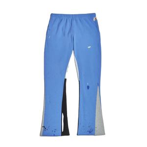 Pantalons de jogging décontractés pour hommes de haute qualité, personnalisés en gros, 2026, patchwork, taille élastique, pantalons pour hommes, coupe droite, rayé - Product Image 1