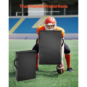 Attrezzatura da Calcio: Pad Bloccanti Resistenti 24x16 con Scudo da Calcio e Manichini da Tackle in Spugna ad Alta Densità - Product Image 2