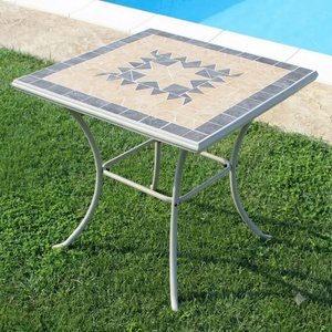 Wholesale Custom Hand Forged Wrought Iron European <b>Garden</b> <b>Table</b> Weather Resistant Outdoor Patio Furniture Dining <b>Table</b> KHP - Product Image 2