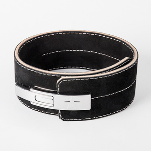 Ceinture de fitness personnalisée en cuir de vachette respirante avec levier, pour entraînement, soutien lombaire, musculation, haltérophilie, powerlifting, squat - Product Image 4