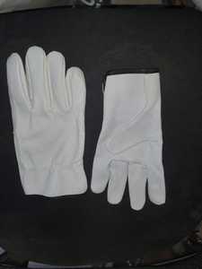 Gants de travail en cuir blanc de qualité supérieure Shanawar Gear Construction robuste Doigts flexibles Poignet sécurisé Anti-impact - Product Image 1
