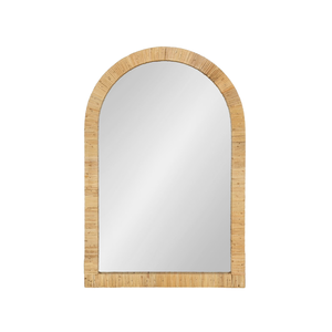 Handcrafted Bohemian Rattan Arch <b>Mirror</b> Rattan <b>Wall</b> <b>Mirror</b> for Bedroom Bathroom Entry way Decor from Vietnam B2B - Product Image 2