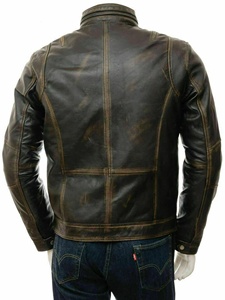 Chaqueta de Motociclista Casual para Hombre, de Cuero Sintético, con Cuello Alto, Cierre Frontal, Resistente al Viento y Transpirable, para Otoño e Invierno - Product Image 5