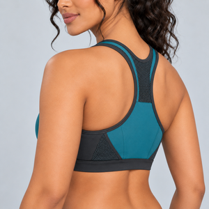 Sujetadores deportivos sexys para mujer al por mayor, diseño y color personalizados, tops lisos para gimnasio, sujetadores deportivos de alto impacto para yoga para mujer - Product Image 5