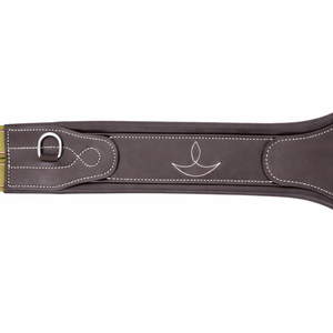 Cincha de Cuero Anatómica de Lujo para Caballo con Apliques de Broches, Acolchada y Hecha a Mano, con Extremos Elásticos para Mayor Comodidad, Set de Equipo de Equitación Western - Product Image 5