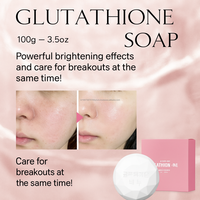 Sabun Glutathione lidah buaya Korea, efek kulit kaca kecantikan K pembersih kulit mencerahkan cahaya