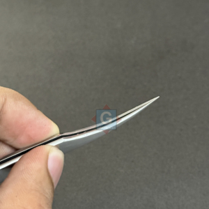 Pinzas de Precisión de Acero Inoxidable con Punta Suave para Extensión de Pestañas Postizas - Product Image 4
