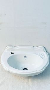 Lavabo de baño blanco moderno, lavabo de cerámica, lavabo RANI, Baño - Product Image 2