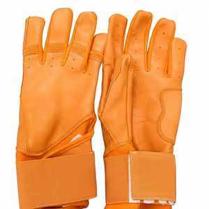 Guantes de Bateo de Cuero Blanco KATBROS INDUSTRIES, Unisex, para Adultos, Ligeros, Acolchados, con Cierre de Velcro, Tejido Derecho - Product Image 6