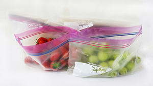 Sac alimentaire à double fermeture éclair structuré pour améliorer l'efficacité de l'emballage quotidien pour les marques recherchant un produit durable pour la protection des aliments - Product Image 5