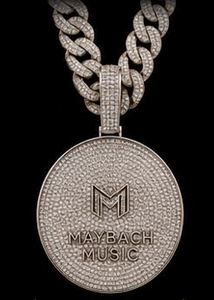 Round <b>Rhinestone</b> Letter M Brooch Alloy Fashion Pin <b>Jacket</b> Accessory Gift - Product Image 3