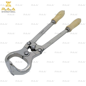 Pinza de Castración Burdizzo de Acero Inoxidable de 16″ con Mango de Madera para Ganado, Corderos, Cabras, Emasculador, Instrumentos Veterinarios - Product Image 2