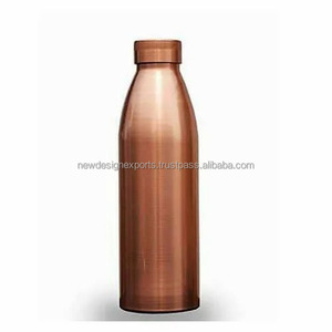 Bouteille d'eau en cuivre pur avec protection anti-fuite, bienfaits pour la santé ayurvédique et le yoga - Product Image 3