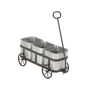 Jardinière galvanisée polyvalente pour fleurs, herbes, légumes, plantes succulentes, arbustes, plantes décoratives, aménagement paysager de jardin, balcon - Product Image 5