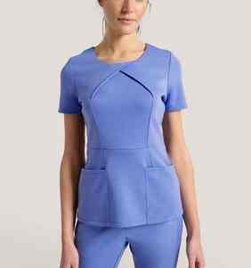 Uniforme Médico Cómodo para Todo el Día, Tela de Secado Rápido, Traje Quirúrgico con Elasticidad Deportiva para Entornos de Laboratorio y Hospital - Product Image 4