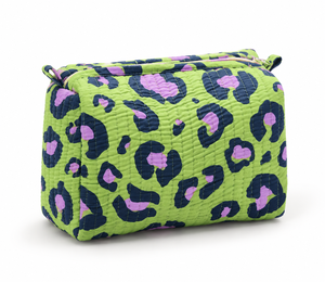 Estuche de Maquillaje de Algodón Bordado Estilo Bohemio Vintage, Resistente al Agua, con Cierre y Asa, Bolsa de Viaje Ecológica, Rajasthan Veer - Product Image 5