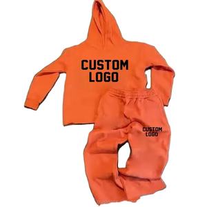 Custom Digital Print Men's Winter <b>Tech</b> Fleece Jogger Set Hooded Flare Sweatpants and Sweatshirt with Custom Flare Pant - Product Image 5
