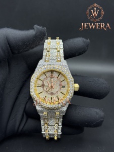 Reloj de Diamantes Moissanite para Hombre, Estilo Hip Hop, Accesorio de Joyería de Lujo para Bodas, Fiestas, Festivales y Uso Diario, en Venta - Product Image 3