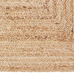 Tapis de sol moderne en jute, rectangulaire, couleur unie, tissage plat, écologique, pour couloir, à poils ras, usage domestique - Product Image 6