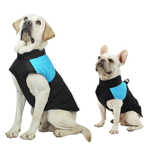 <b>Waterproof</b> <b>Padded</b> Dog Jacket Winter Warm Pet Vest Coat Built-In Harness D-Ring Leash Small Large Dogs Wholesale OEM - Product Image 1