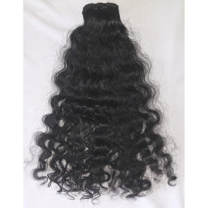 Cheveux humains bruts vierges indiens Remy, extensions de cheveux humains, 10-34 pouces - Product Image 1