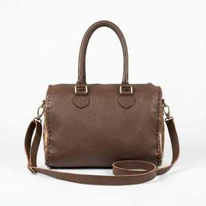 Western Cowhide Leather Speedy <b>Bag</b> with Longhorn Skull Print Vintage Rodeo Style Shoulder & Crossbody <b>Bag</b> for Women - Product Image 2