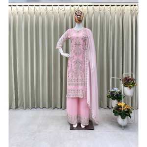 Beau haut et bas de fête avec ensemble élégant de taille Dupatta XL - Product Image 6
