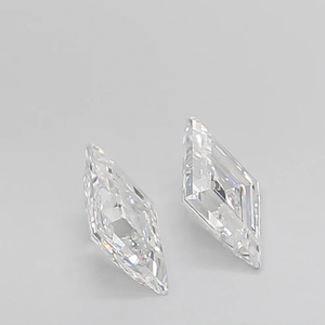 Par de Diamantes Cultivados en Laboratorio de 1.00 CT (0.50 ct Cada Uno), Corte Rombo, Color E, VVS, Certificados por IGI, LGD, para Joyería Personalizada, Pendientes - Product Image 4