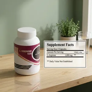 Capsules de L-Arginine pour Adultes - Compléments Sportifs Soutien Immunitaire Dose de 1000 mg 60 Comprimés Non Destiné aux Femmes Enceintes - Product Image 4