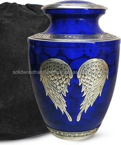 Urnes funéraires décoratives en laiton de haute qualité, faites à la main, pour hommes et femmes. - Product Image 1