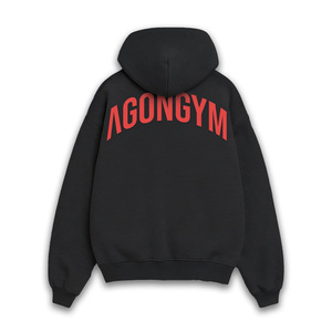 Custom Men Print Embroidered Premium Heavyweight <b>Zip</b> Hoodie Regular Fit Oversize Drop Shoulder Casual Knitted Winter - Product Image 2