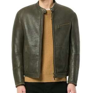 Latest Hot Selling <b>Real</b> <b>Leather</b> <b>Jacket</b> Premium Quality Streetwear Outdoor <b>Jacket</b> <b>Leather</b> <b>Jacket</b> - Product Image 5