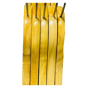 Perchas de madera personalizables de alta calidad premium para ropa MOQ bajo con el logotipo deseado Hecho en Vietnam - Product Image 4