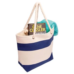 Customized Large Vintage Style <b>Canvas</b> <b>Tote</b> Bag with Stylish Eyelet Rope Handle Cotton Lining for Daily Use or Beach Access - Product Image 6