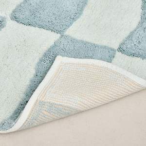 Tapis de bain tufté 100% coton – Tapis de salle de bain design doux, absorbant et antidérapant, tapis de bain en coton de luxe pour hôtel, vente en gros - Product Image 5