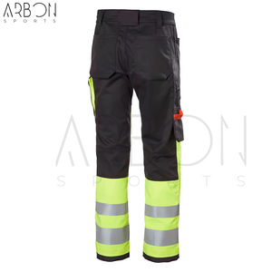 Meilleur fournisseur, pantalon de travail haute visibilité personnalisé avec logo, résistant à l'eau, avec bandes réfléchissantes et poches utilitaires - Product Image 4