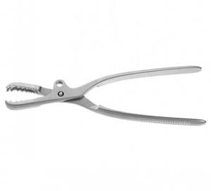 Ratchet locking Mechanism Farabeuf Bone Holding Forceps 230mm or 250mm long Orthopedic <b>Neurosurgery</b> Bone Fixation Procedures - Product Image 2