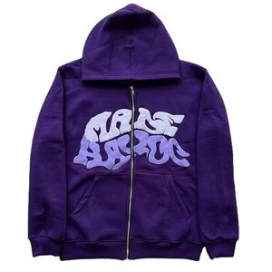 เสื้อฮู้ดพิมพ์ลายพัฟฟ์ สตรีทแวร์ รุ่นใหม่ สำหรับผู้ชาย ผ้าเฟรนช์เทอร์รี่หนานุ่ม ทรงโอเวอร์ไซส์ สไตล์ลำลอง - Product Image 4