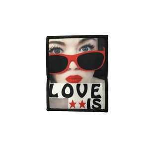 New Design Promotional Nonwoven Felt Sublimation Heat Transfer Iron-<b>On</b> Heart <b>Patches</b> Made of Polyester Plastic for Hats 2026 - Product Image 2