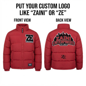 เสื้อแจ็คเก็ตพัฟเฟอร์ ZAINI พรีเมียม 280 GSM โพลีเอสเตอร์ ลายพราง กันลม กันน้ำ ย้อมสีแบบ Garment Dyed  บุผ้านวม มีฮู้ด เสื้อโค้ทกันหนาวสำหรับผู้ชาย - Product Image 1