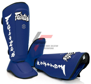 Precio al por mayor, calidad premium, protector de espinilla de cuero original para MMA, Muay Thai, Fairtex, boxeo, estilo personalizado, equipo de protección. - Product Image 4