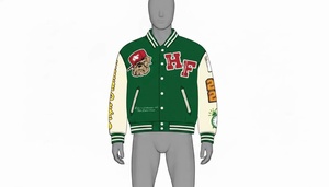 Varsity Jacket Manufacturer,Custom College <b>Sweater</b> Jacket Football Jersey Men,Wholesale Blank Men Baseball Jacket - Product Image 2