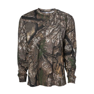Men's <b>Long</b> Sleeve Camouflage <b>T</b>-<b>Shirt</b> Regular Fit O-Neck Breathable Woven Polyester Casual Style Full Sleeve <b>Shirts</b> - Product Image 4