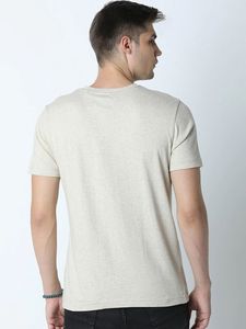 Camiseta Casual de Manga Corta para Hombre con Estampado Rectangular Negro, Cuello Redondo, Corte Ajustado, 100% Algodón Jersey, Diseño Transpirable - Product Image 2