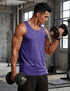 Débardeur de sport pour homme, coupe musculation, sans manches, pour la course, été, mélange de polyester respirant et anti-humidité - Product Image 3
