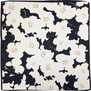 OEM Service High Quality Women Square <b>Scarf</b> Wholesale Custom Design Skin Friendly 100% <b>Silk</b> Floral Pattern Elegant Style - Product Image 5